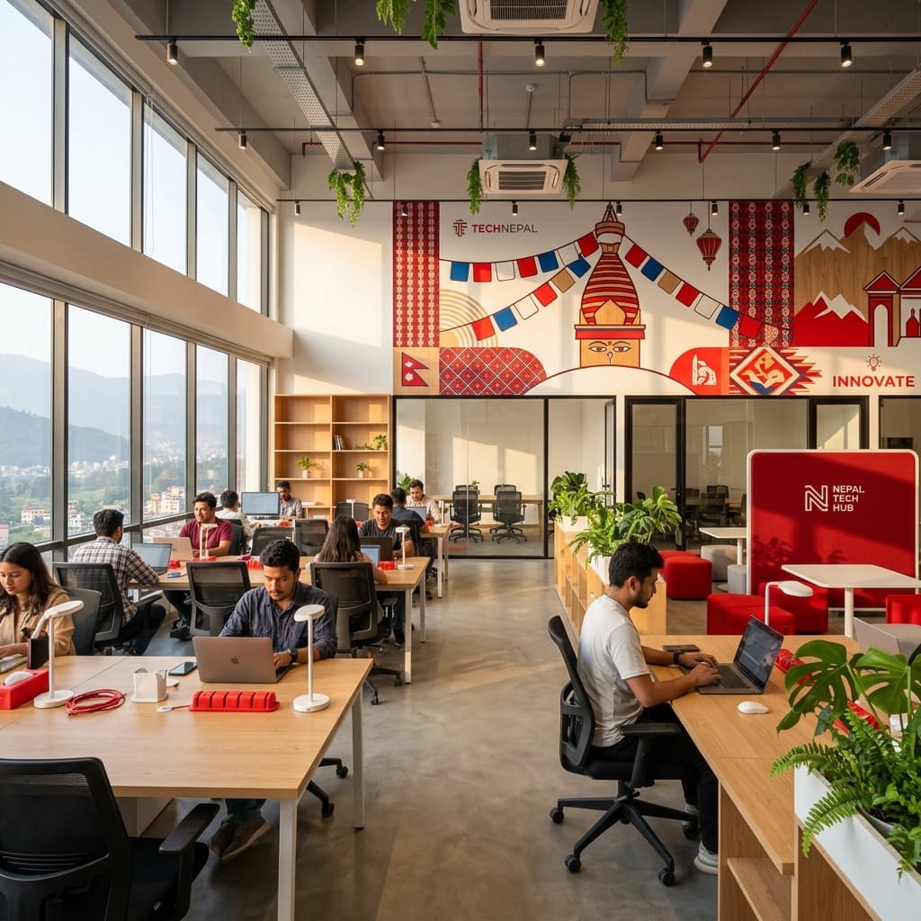 Modern Office at Stellorin Kathmandu