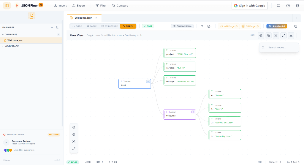 JSON Flow AI